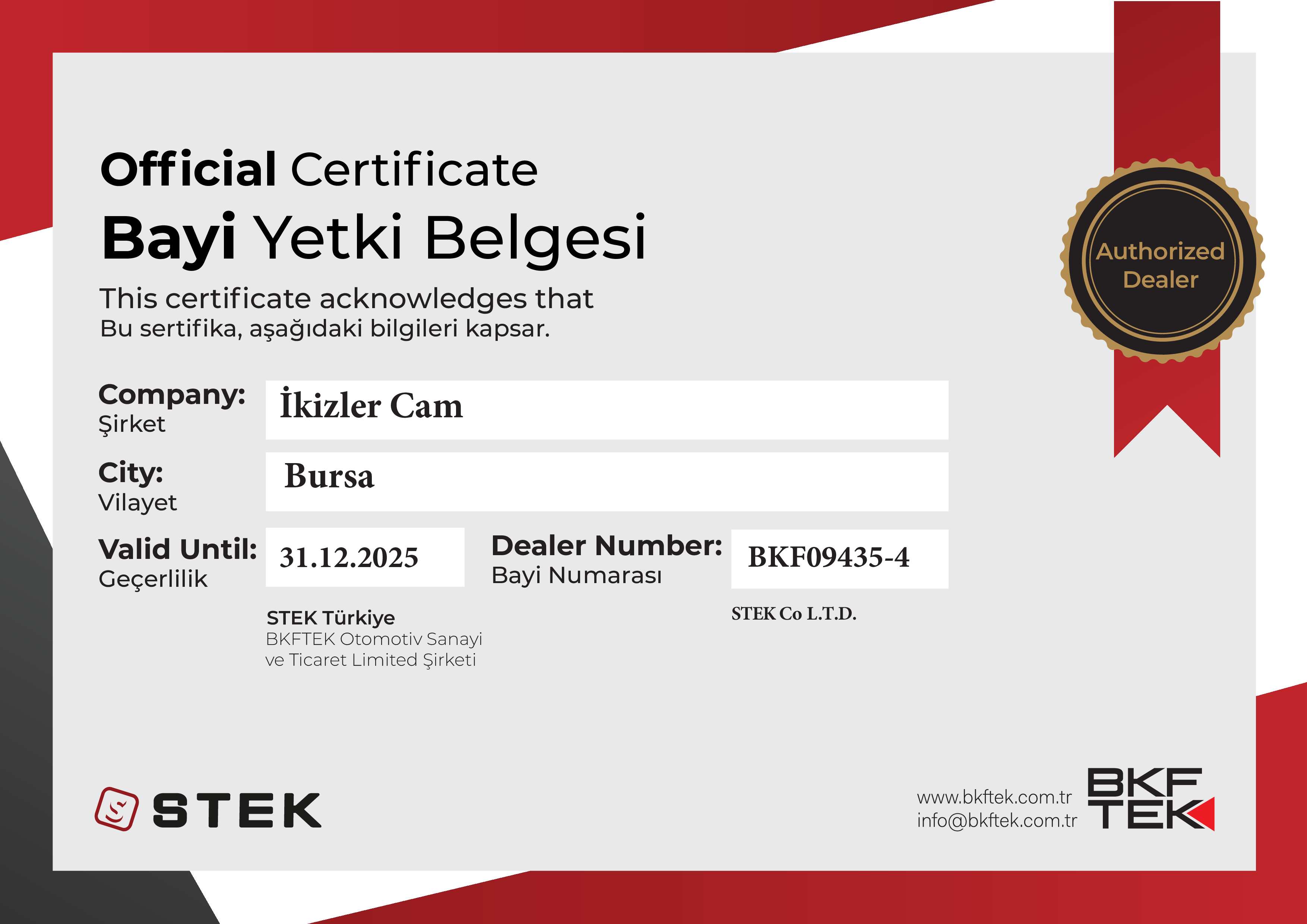 Sertifika 1